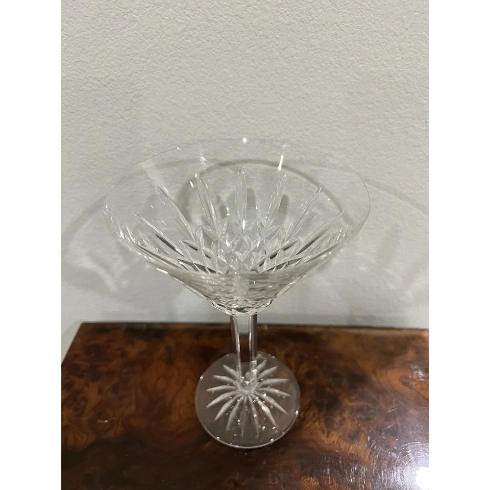 WATERFORD LISMORE CRYSTAL MARTINI GLASS 6.5